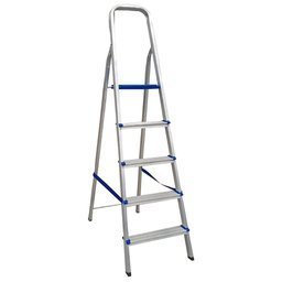 Escada com 5 Degraus Doméstica em Alumínio