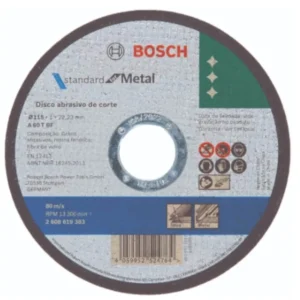 Disco de Corte Metal e Inox STD 115x1,0mm- 2608619383 - BOSCH