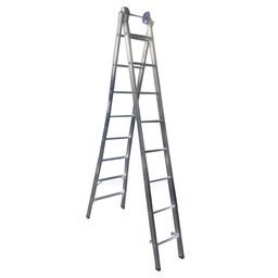 Escada Extensiva 4 em 1 2 x 8 Degraus em Alumínio